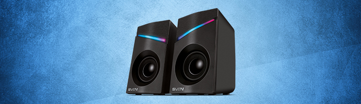 SVEN 305 gaming acoustics  — compact, bright and convenient