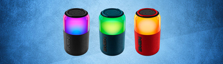 SVEN PS-130 portable speaker — where mood comes alive