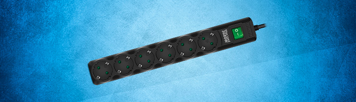 SVEN SF-06E-16 extension surge protector — ready for high loads