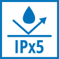 Защита от воды по стандарту IPх5